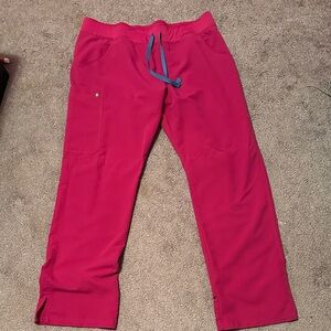 Figs Raspberry Sorbet Kade Cargo Pants